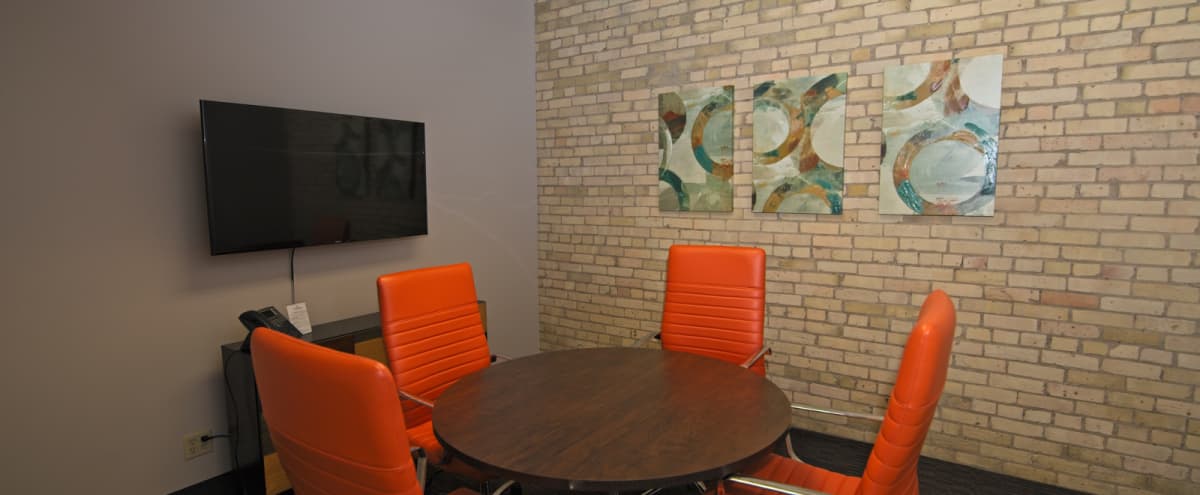 Industrial Style Meeting Space Warehouse District 4 People