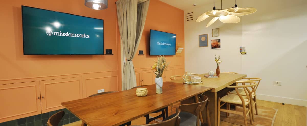 Versatile Meeting Room in Coworking Space | Available open or split in London Hero Image in Brackenbury Village, London, 