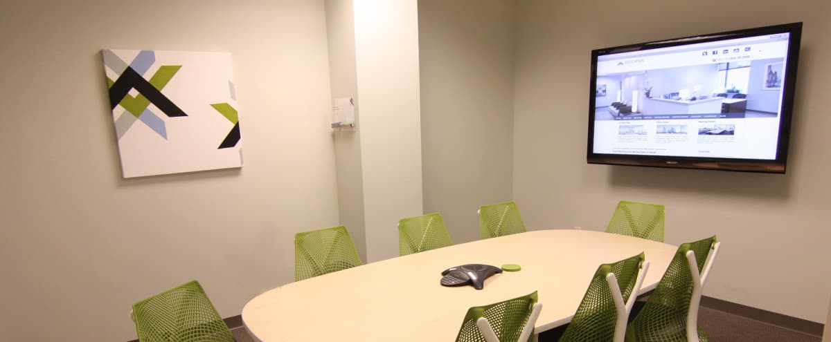 Full-service Conference Room for 8 Near RDU Airport in Raleigh Hero Image in Umstead, Raleigh, NC