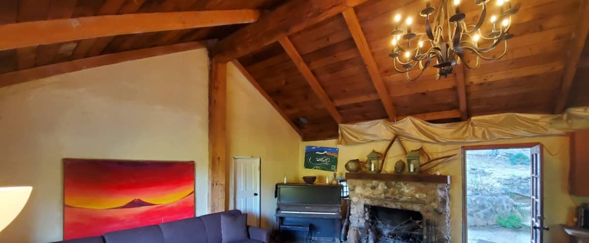100yr Stone House W Fireplace Topanga Ca Event Peerspace