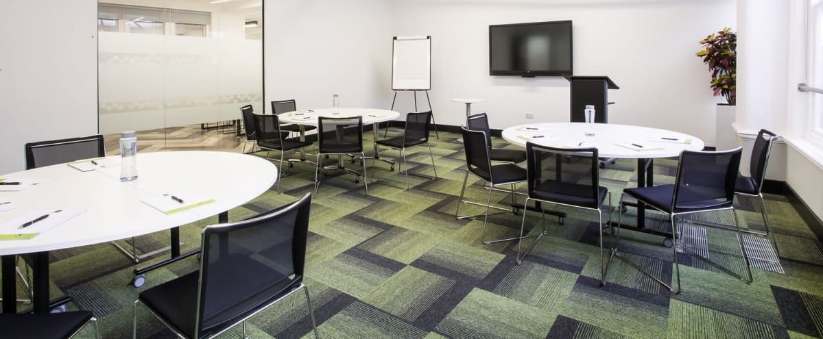 16 Person Classroom Style Meeting Room In Central Manchester in Manchester Hero Image in Deansgate, Manchester, 