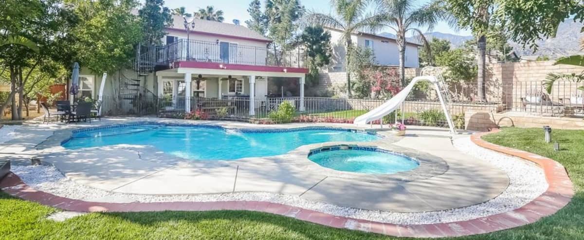 Large Suburban Family Home With Beautiful Outdoor Area Sylmar Ca