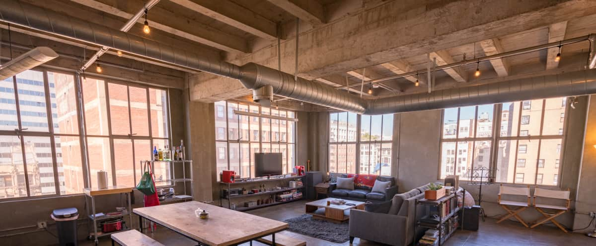 New York Style DTLA Loft, Huge Windows Skyline Views, Los ...