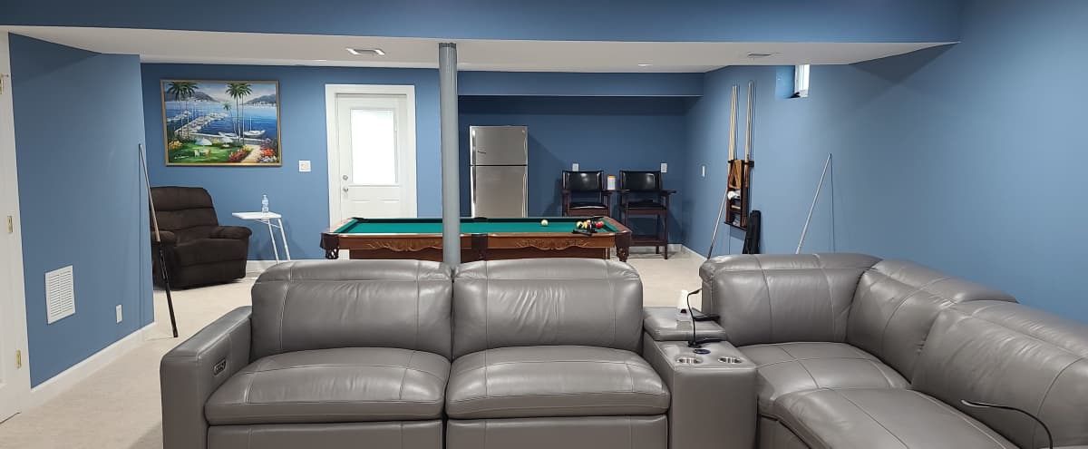 Furnished Basement with Pool Table in Chantilly Hero Image in undefined, Chantilly, VA