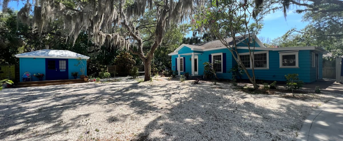 Florida Keys Inspired Property: Charming Casita with landscaped shell yard in Sarasota Hero Image in Indian Beach/Sapphire Shores, Sarasota, FL