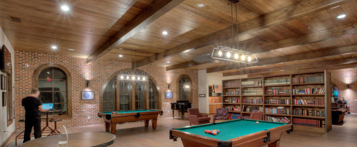 Elegant and Open Club Room with Two Pool Tables! in Farmers Branch Hero Image in Farmers Branch, Farmers Branch, TX