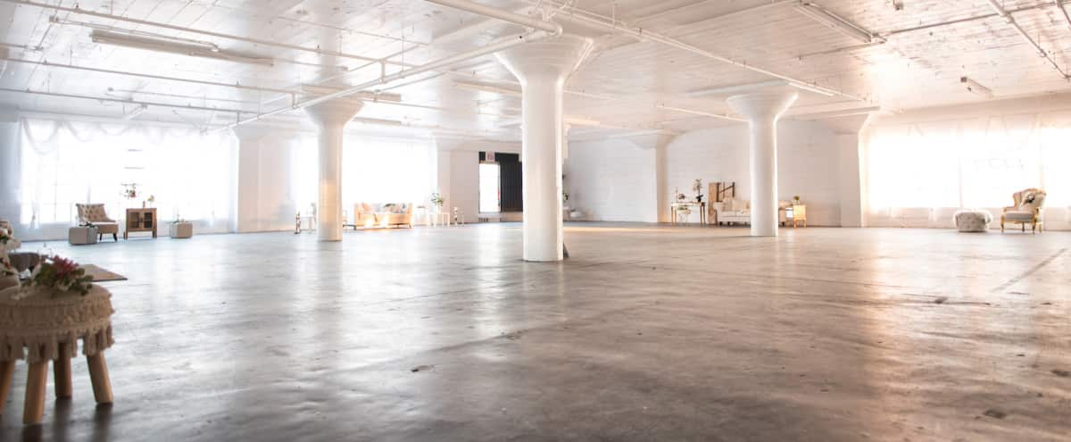 6000 Sq Ft DTLA White Canvas Studio Los Angeles CA