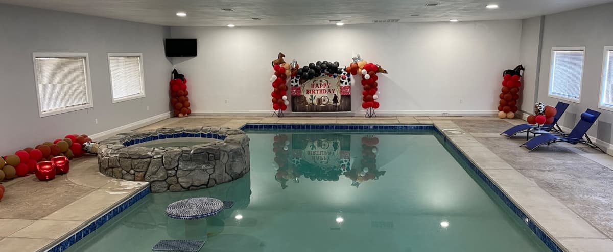 Indoor pool on a California ranch in Corona Hero Image in undefined, Corona, CA