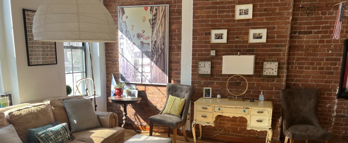 Office Space with Cute Walls Very NY in Long Island City Hero Image in Long Island City, Long Island City, NY