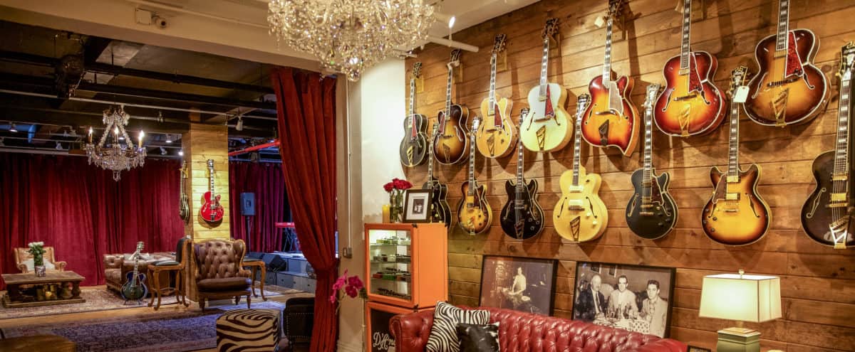 Beautiful NYC Private Event Space and Luxury Guitar Showroom in New York Hero Image in Midtown, New York, NY
