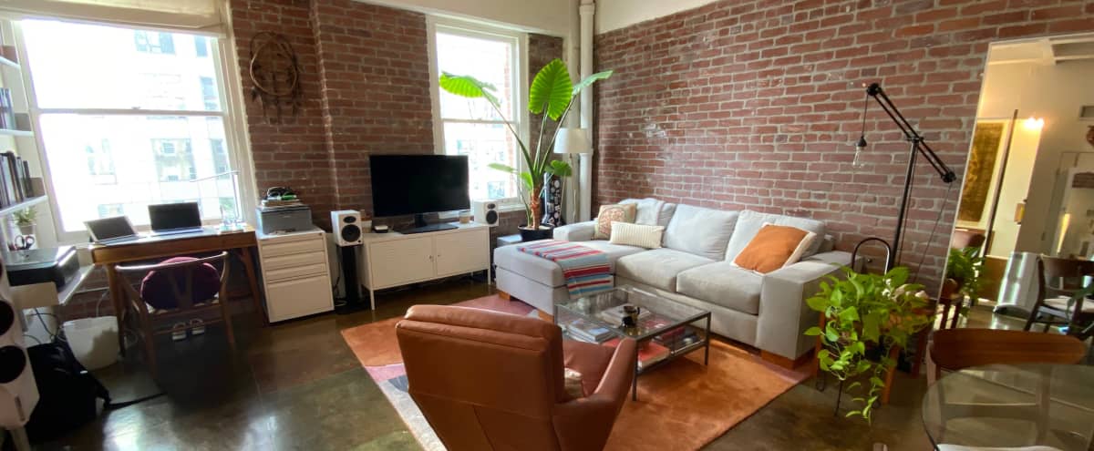 Downtown La Loft With Exposed Brick Centrally Located Los Angeles Ca Production Peerspace