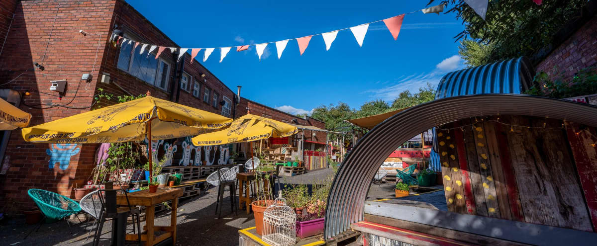 Converted Textile Warehouse with Huge Garden Area  | Manchester | Events in Manchester Hero Image in Cheetham Hill, Manchester, 
