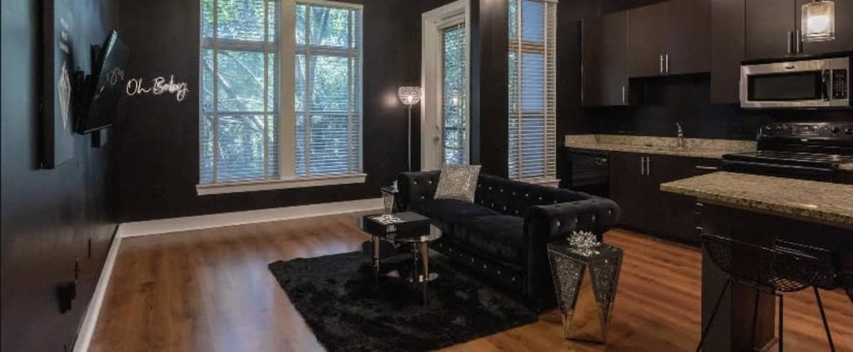 Black Diamond Luxurious and Stylish Apartment in Atlanta Hero Image in Lindridge-Martin Manor, Atlanta, GA