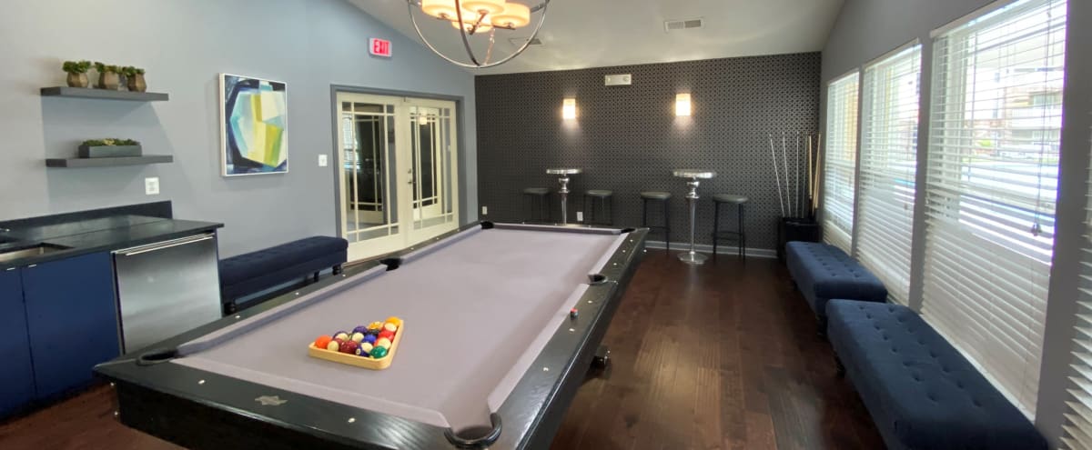 Modern Club Room with Pool Table in manassas Hero Image in undefined, manassas, VA