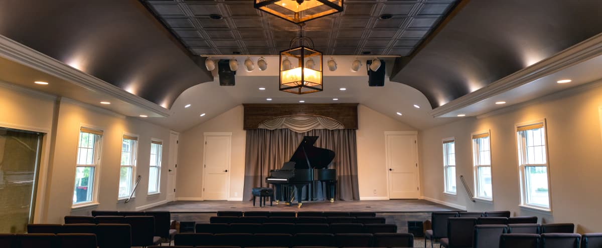 Piano Performance Hall/Elegant and Cozy Restored Recital Venue in Issaquah Hero Image in Olde Town, Issaquah, WA