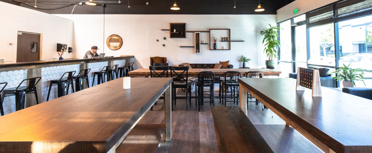 Open Dining Room Bar With Natural Light Onsite Catering Vista