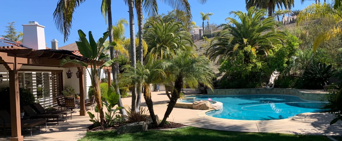 Lush & Tropical Classic Spanish Single Level home in Carlsbad Hero Image in undefined, Carlsbad, CA