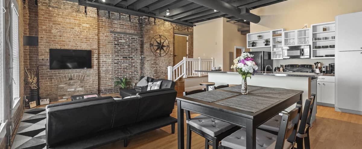 Downtown Urban Loft with Rooftop Access in Chattanooga Hero Image in Southside Historic District, Chattanooga, TN