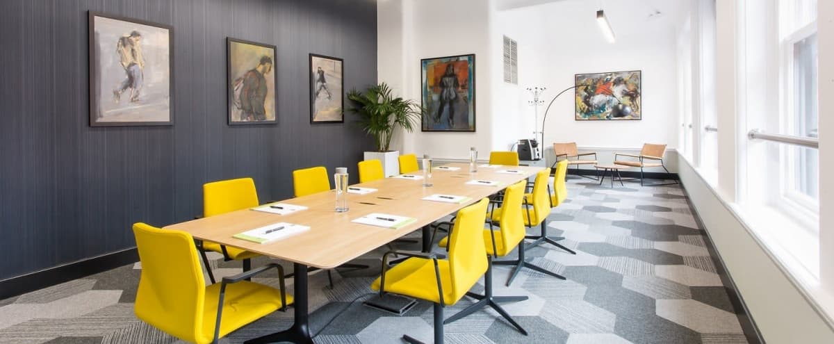 Boardroom Style Meeting Room in Grade listing building In Manchester in Manchester Hero Image in Deansgate, Manchester, 