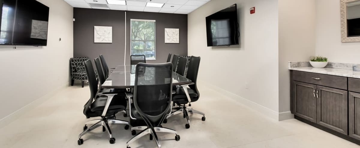 Modern Large Private Conference Room with Amenities. in Maitland Hero Image in Maitland, Maitland, FL