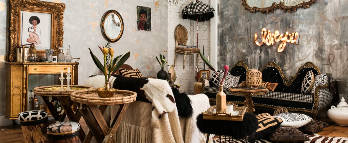 Firehouse Loft With Huge French Double Doors Interior Designed Studio Apartment