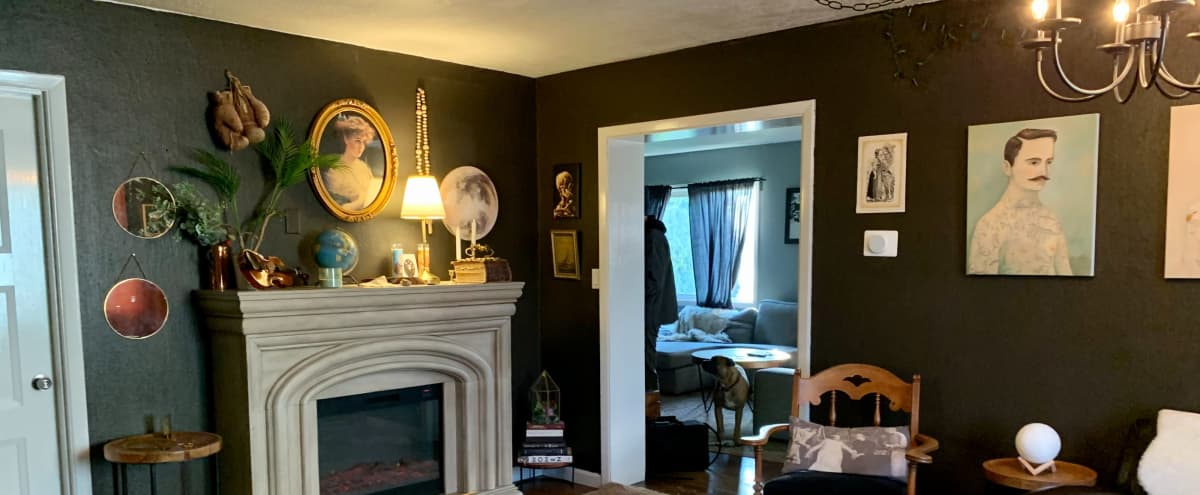 Vintage Home Filled With Tons of Cool Artwork in Salem Hero Image in Highland, Salem, OR