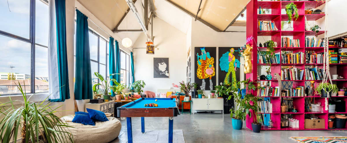 Chic Warehouse Loft In Hackney With Big Windows Perfect for Meetings in London Hero Image in Stratford, London, 