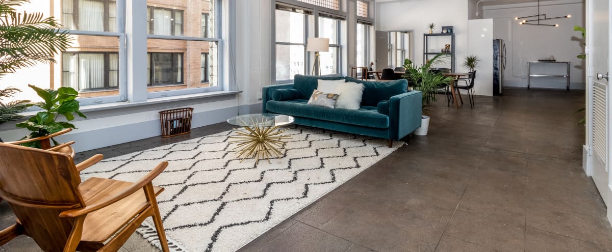 Large Downtown Midcentury Modern Loft With Natural Light Los Angeles Ca Production Peerspace