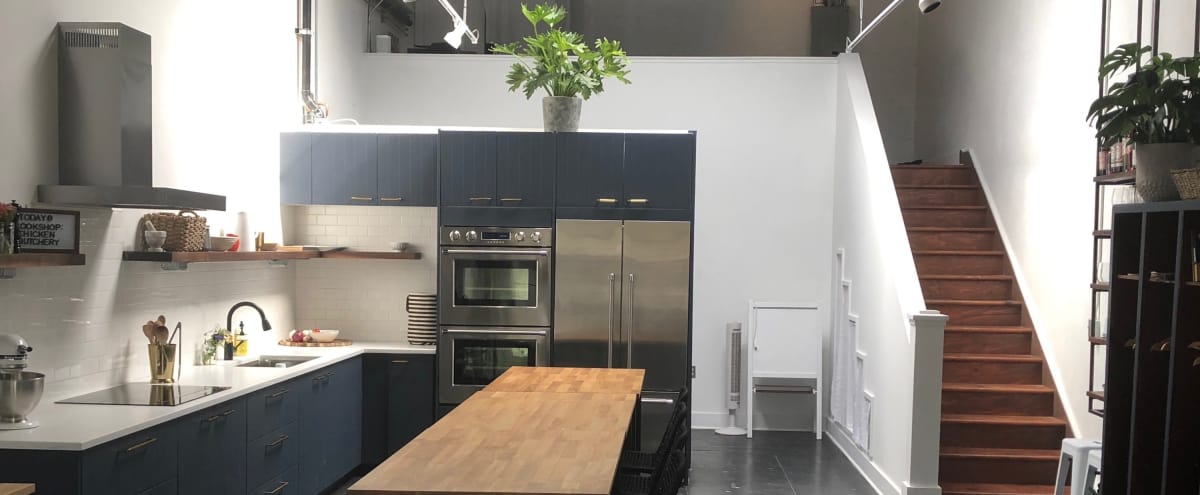 Light Filled Kitchen Studio In Se Portland Urban Industrial Feel