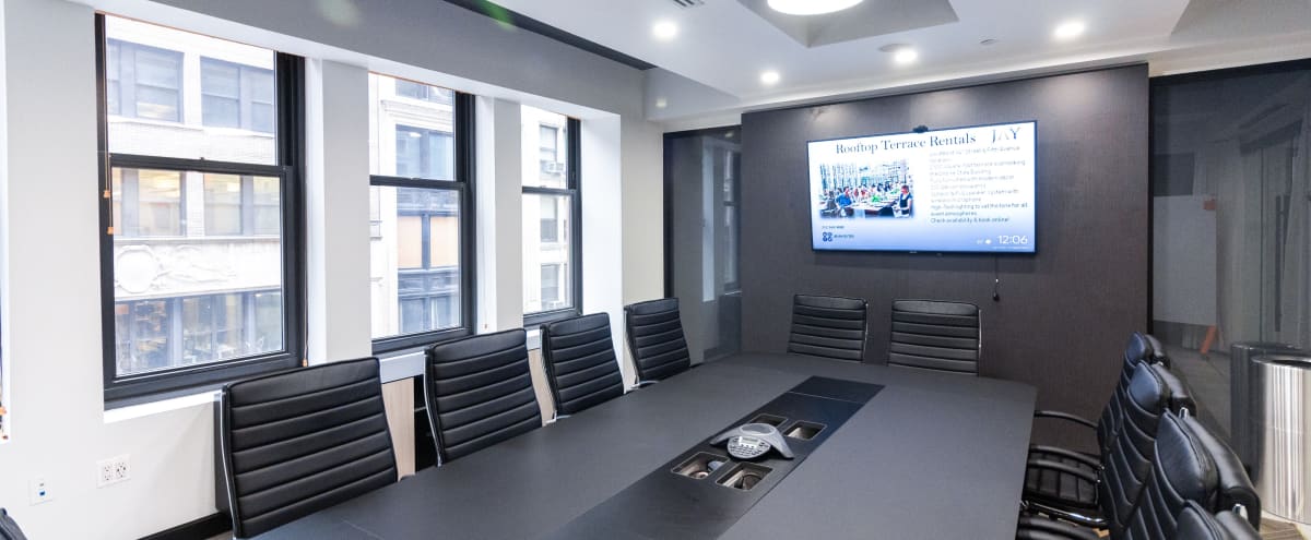 * 50% Off Promo *Awesome Modern Brand New 12 person Meeting Space with Windows - * 50% Off Promo * in New York Hero Image in Midtown Manhattan, New York, NY