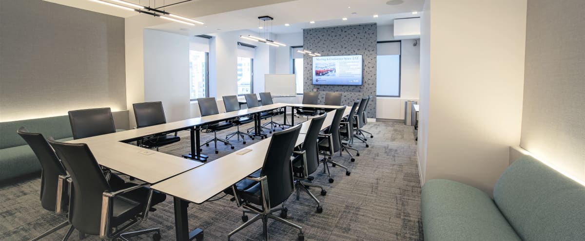 Wall Street Meeting Room A Space for 36 People Plus Lounge Space - GRAND OPENING PROMO: 50% OFF in New York Hero Image in Financial District, New York, NY