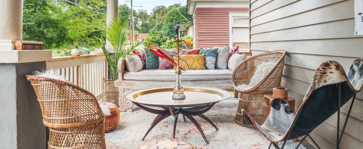 Stunning Boho Moroccan Themed Outdoor Event Space Atlanta Ga