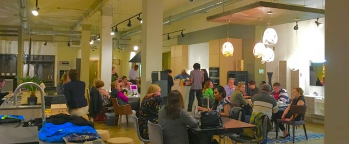 Furnished Street Level 3600 Sq Ft Event Space W High Ceilings Working Kitchen