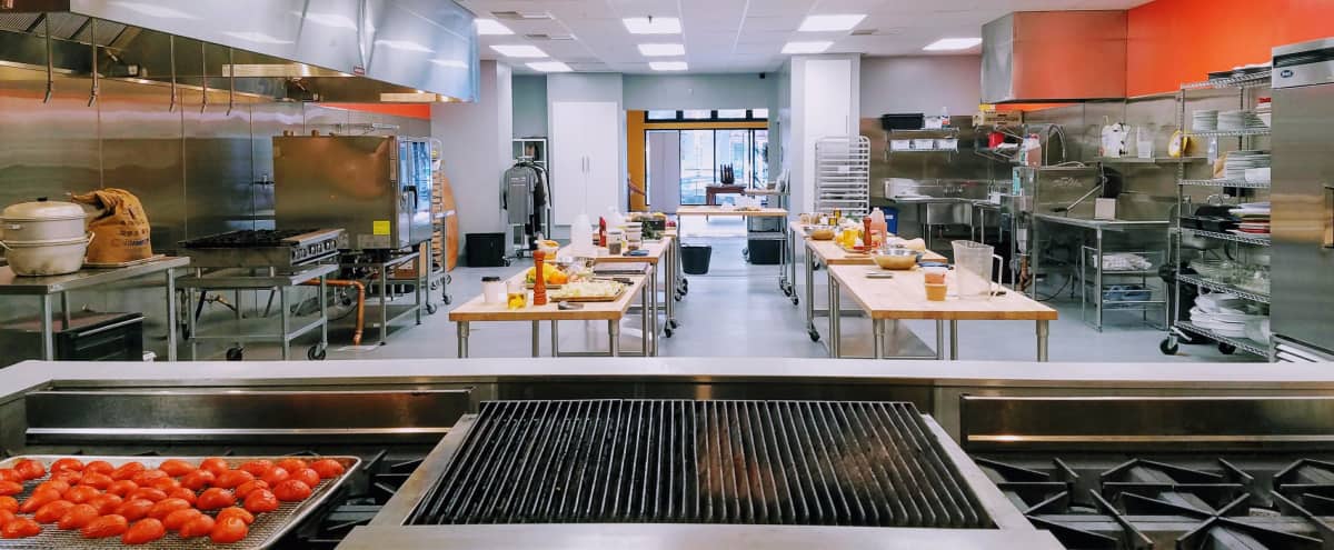 Professional Kitchen Dining Room For Cooking Classes And Events