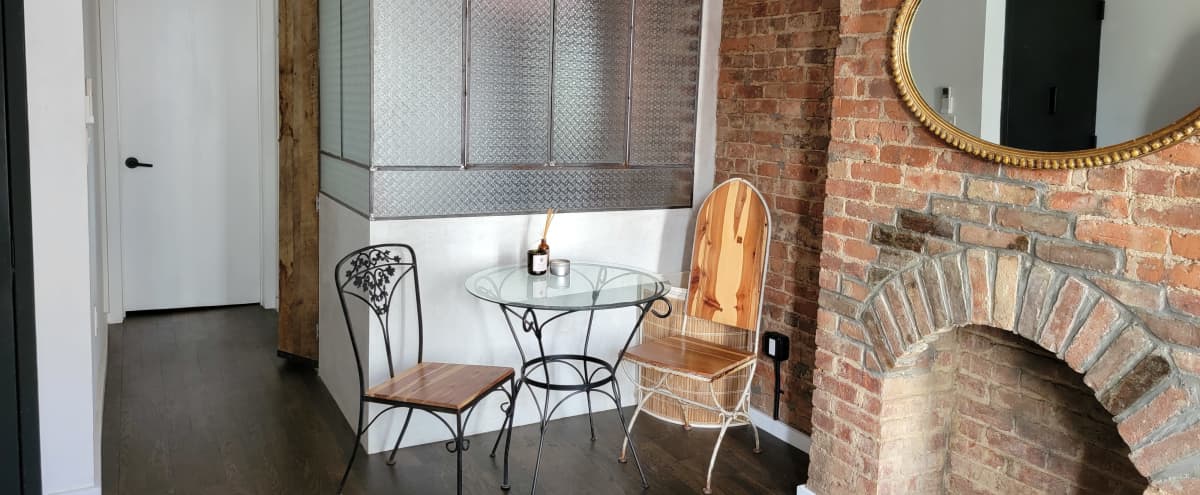 Romantic Exposed Brick Apartment in Brooklyn Hero Image in Williamsburg, Brooklyn, NY
