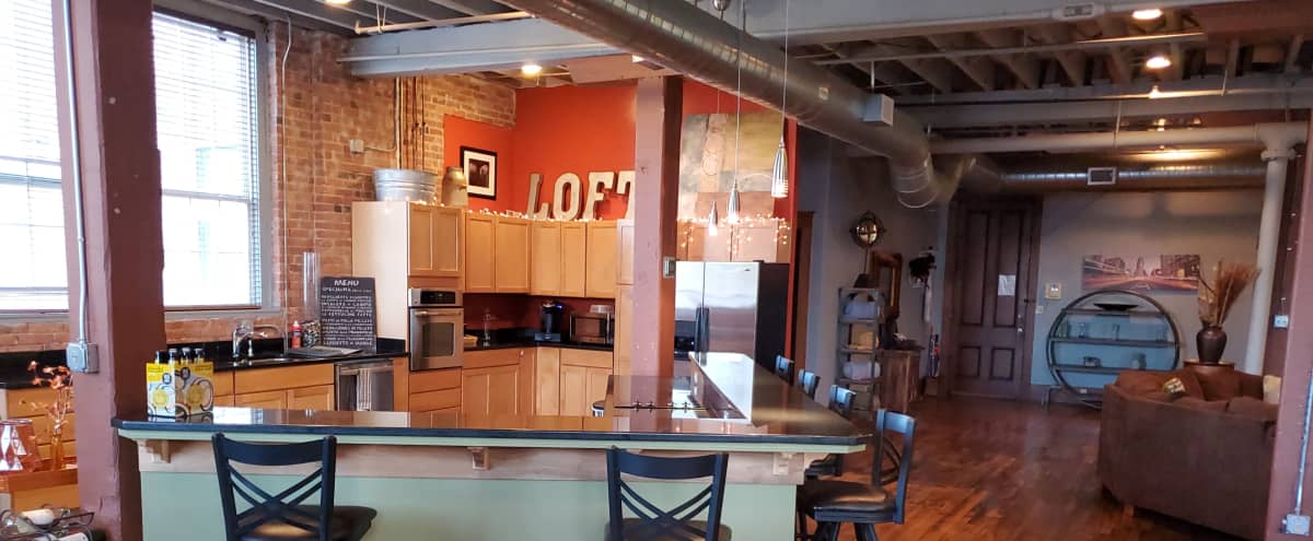 Midtown Industrial Loft in CLEVELAND Hero Image in Goodrich - Kirtland Park, CLEVELAND, OH