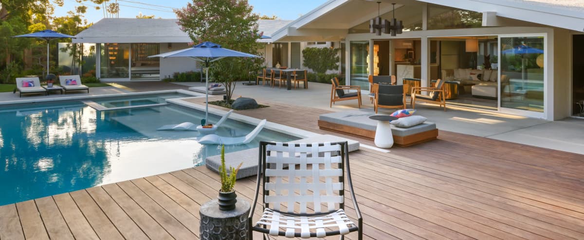 Midcentury Modern Pool Home in Long Beach Hero Image in Park Estates, Long Beach, CA