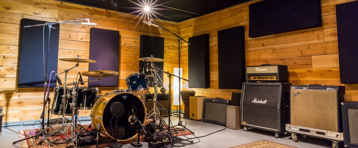 Recording Studio With Live Room Overlooking The San Fernando Valley