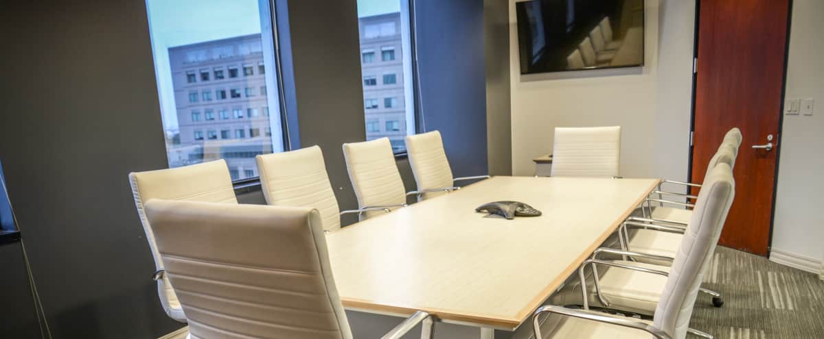 Beautiful 10 Person Conference Room Near City Hall in Long Beach Hero Image in Waterfront, Long Beach, CA
