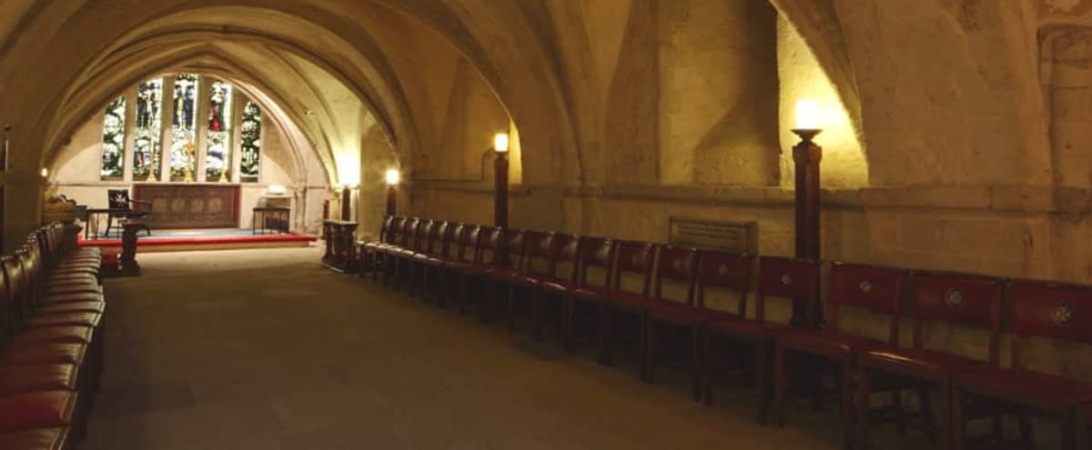 Crypt with Long Spacious Corridor in London Hero Image in Clerkenwell, London, 