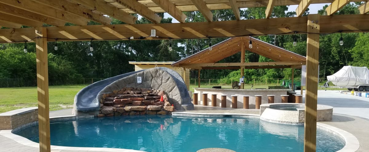 Pool Pavilion For Birthday Parties Family Reunions And More Houston Tx Event Peerspace