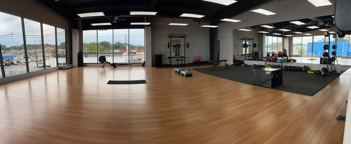 Large Open Space Fitness Studio in Brockton Hero Image in undefined, Brockton, MA