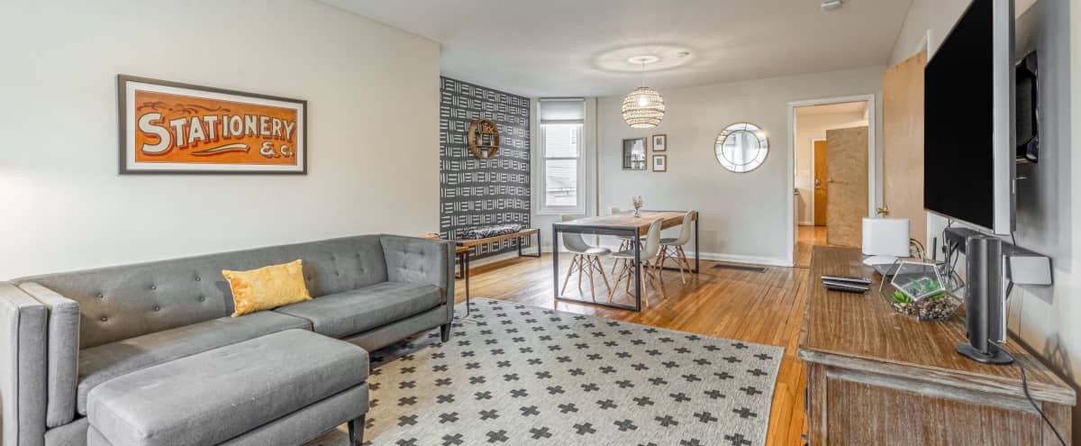 Sunny Modern Boho Apartment in Chicago Hero Image in Irving Park, Chicago, IL