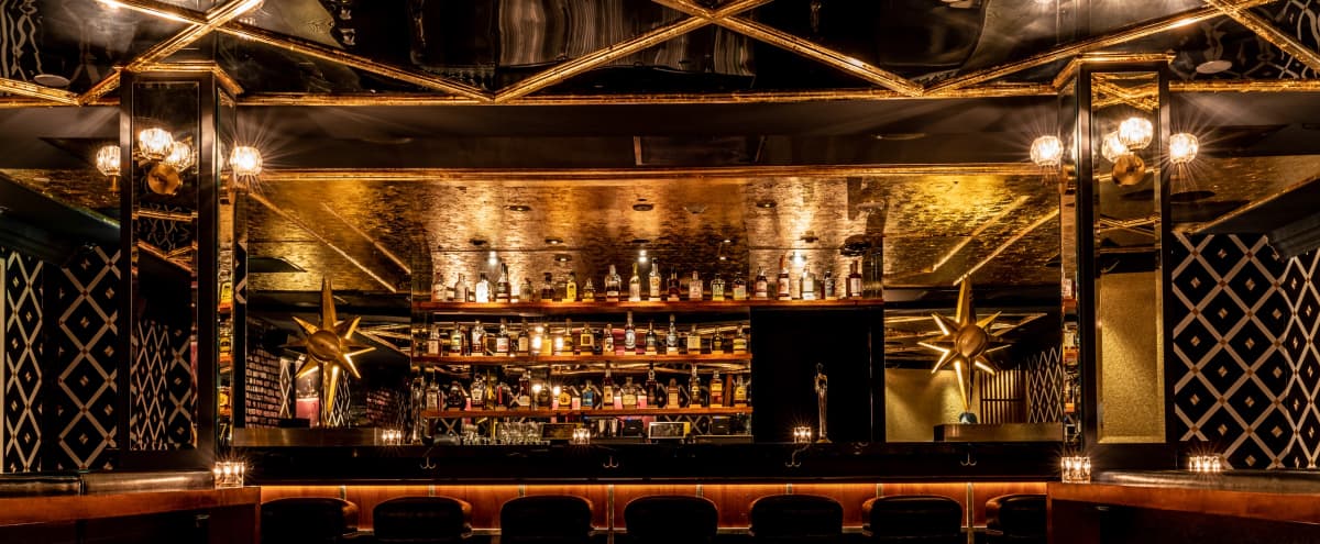 Intimate Retro Modern Private Bar With Whimsical Touches Dramatic Dance Floor Los Angeles Ca Event Peerspace