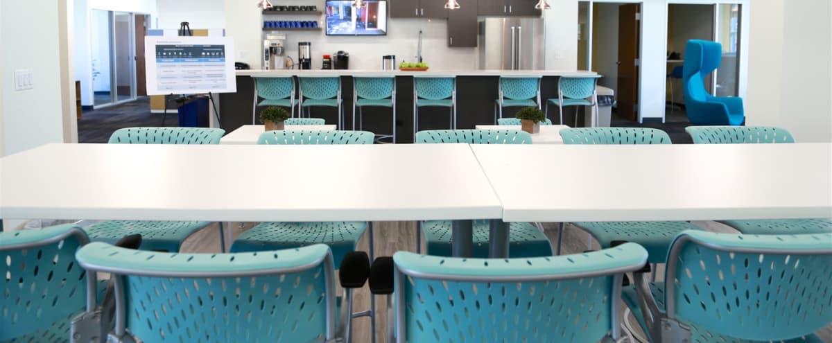 Cafe for Events or Meetings in a Modern and Professional Coworking Space in Lake Forest Hero Image in undefined, Lake Forest, IL