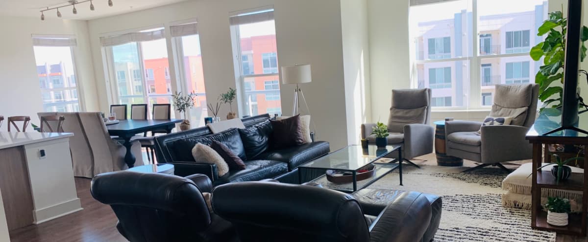Chic Town Center Apartment Perfect for Entertaining, Hosting, Business, and Photo Shoots with View and Balcony in King of Prussia Hero Image in undefined, King of Prussia, PA