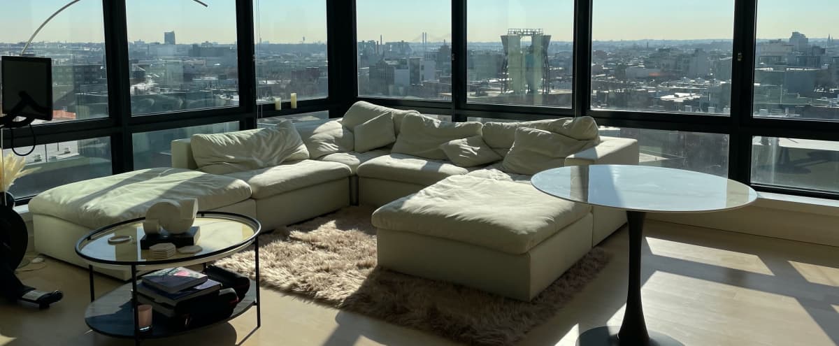 Sun Filled Apartment with Floor to Ceiling Windows in Brooklyn Hero Image in Greenpoint, Brooklyn, NY