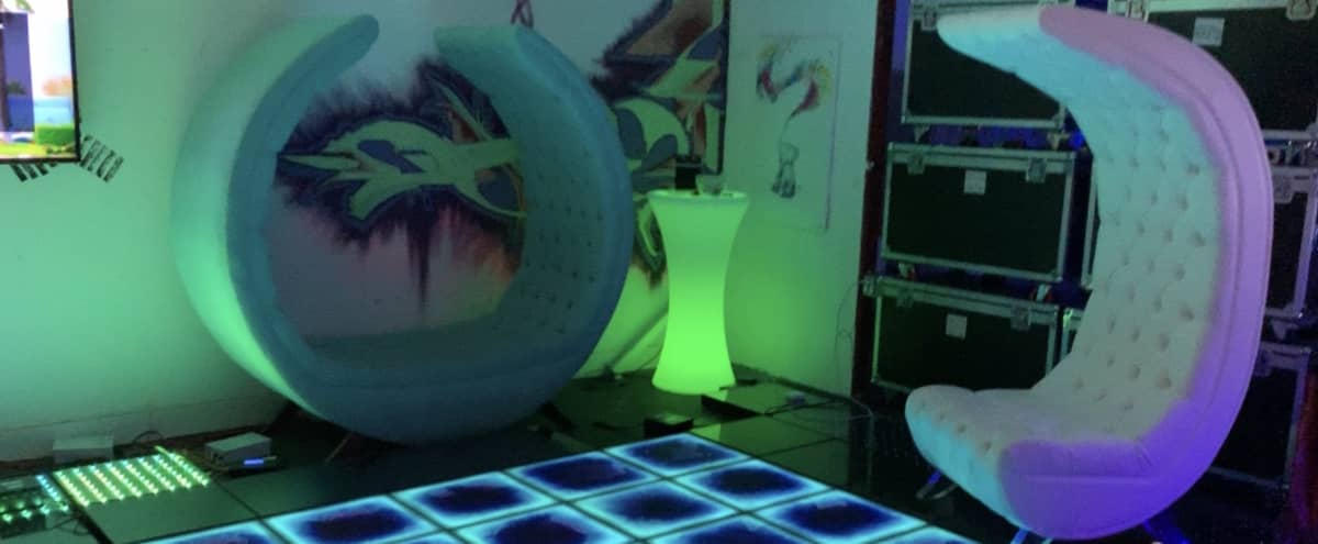 Art Gallery With Luxury Glass Floors Film Photo Fashion