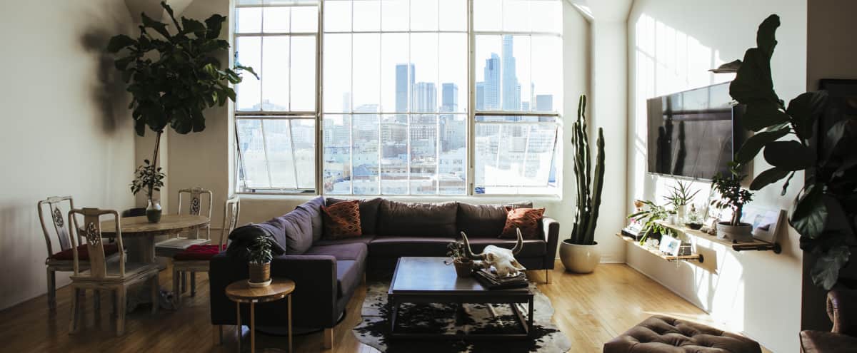 Downtown Los Angeles Loft With North Facing Skyline View Los