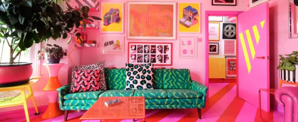 Chic and Colourful Home in Hackney for Photo and Film Shoots in Stamford Hill, Hackney Hero Image in Clapton, Stamford Hill, Hackney, 